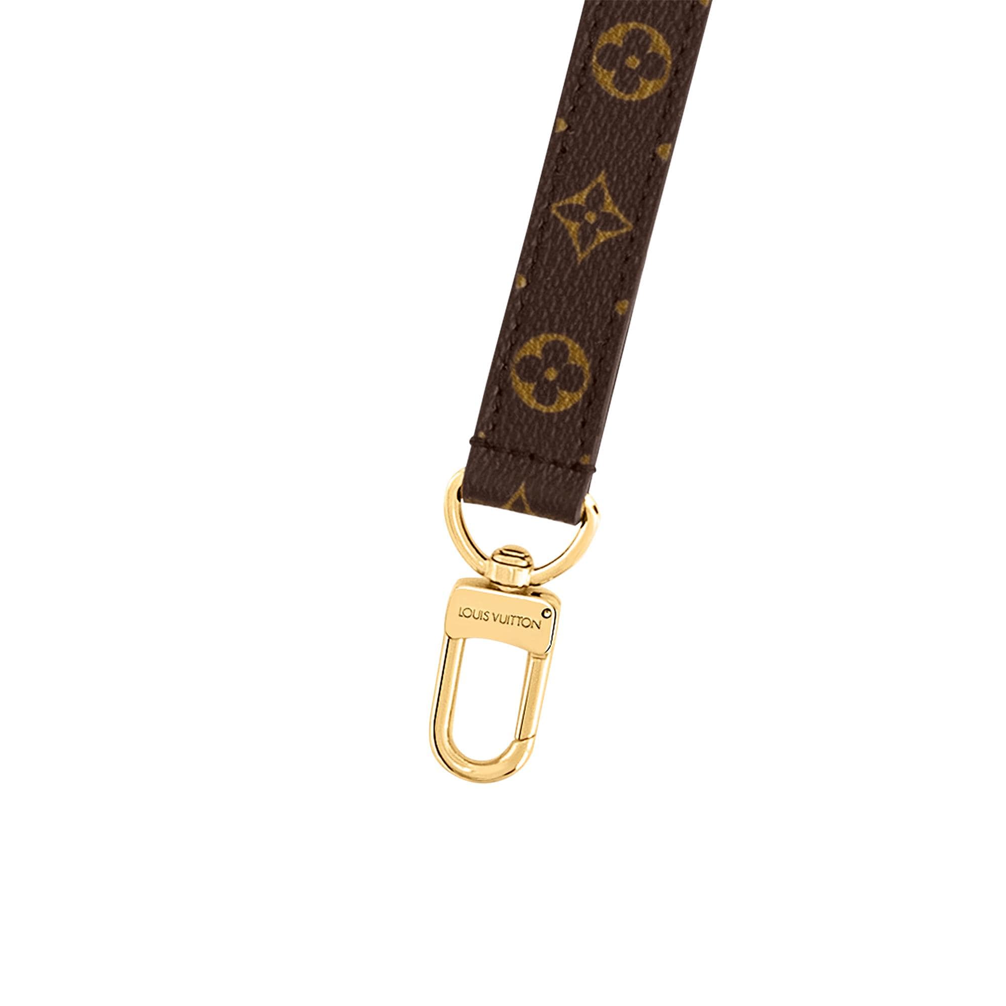 Louis vuitton wristlet strap monogram sale